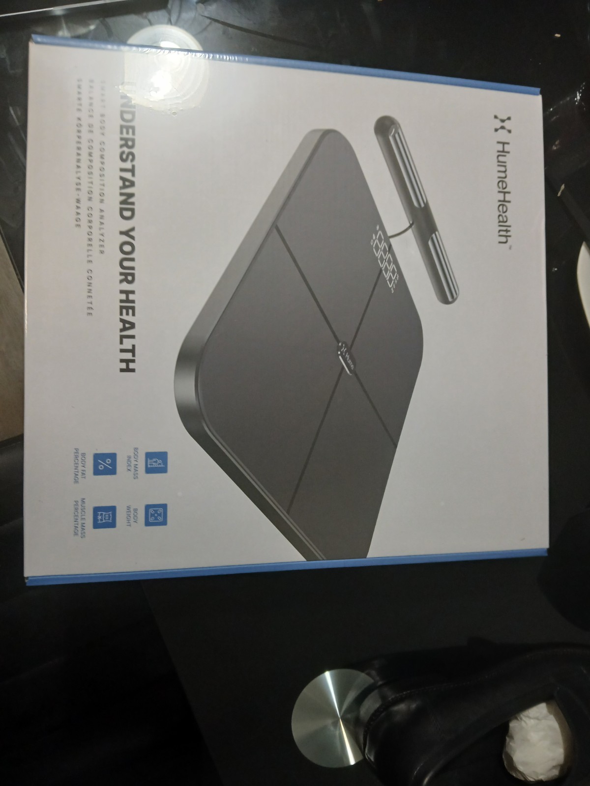 HumeHealth Smart Body Composition Analyzer Digital Bluetooth Black HH-BP