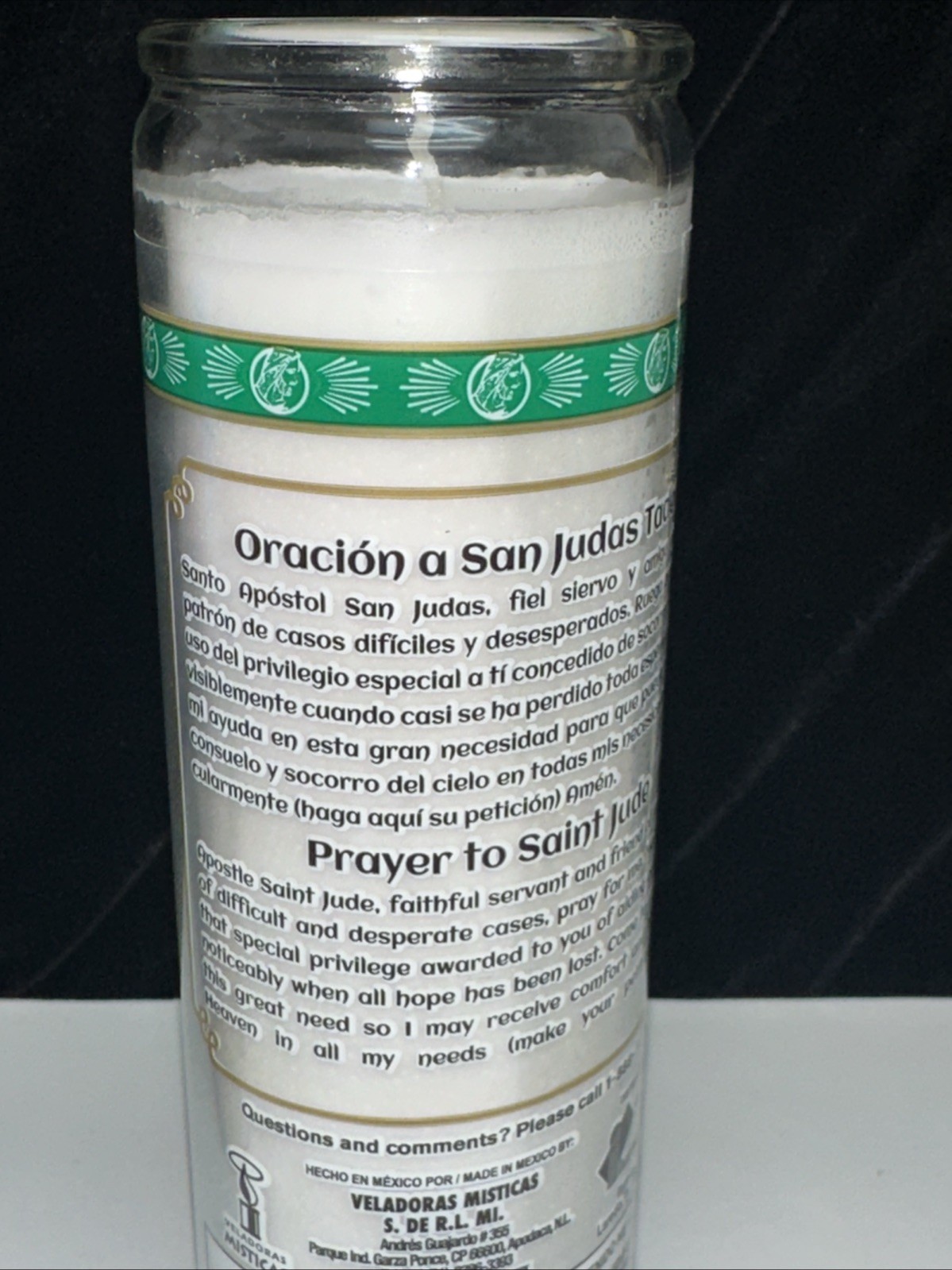 4 PACK--St. Jude Veladora San Judas Tadeo, Religious Candles