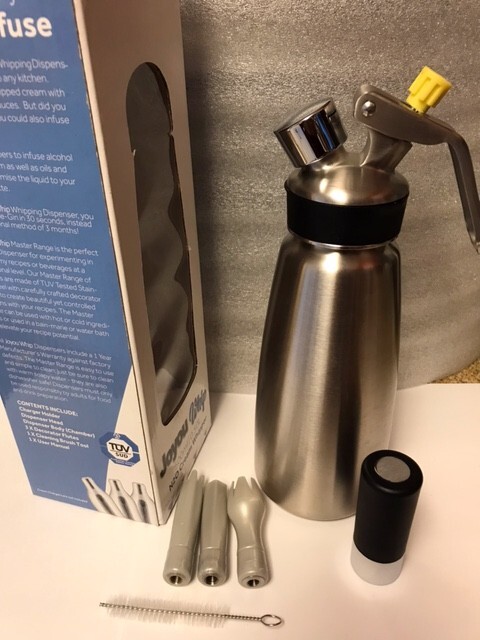 STAINLESS Steel Whipper Dispenser 1 pt (.5L) Best Whip Cream Maker ss pro profi