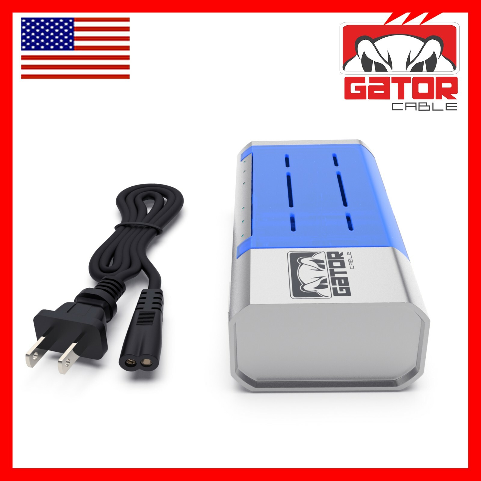 Rechargeable Batteries Charger Universal For AA AAA C D 9V Ni-MH Ni-CD Battery