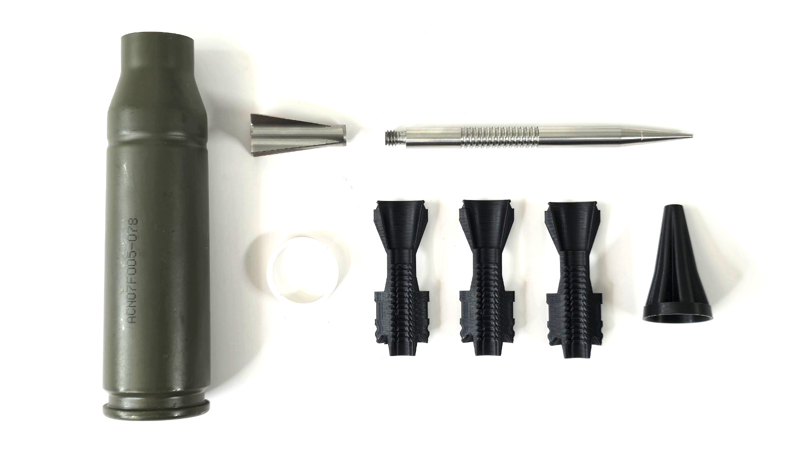 1:1 Replica General Dynamics 25mm M919 APFSDS-T Fin-Stabilized Discarding Sabot