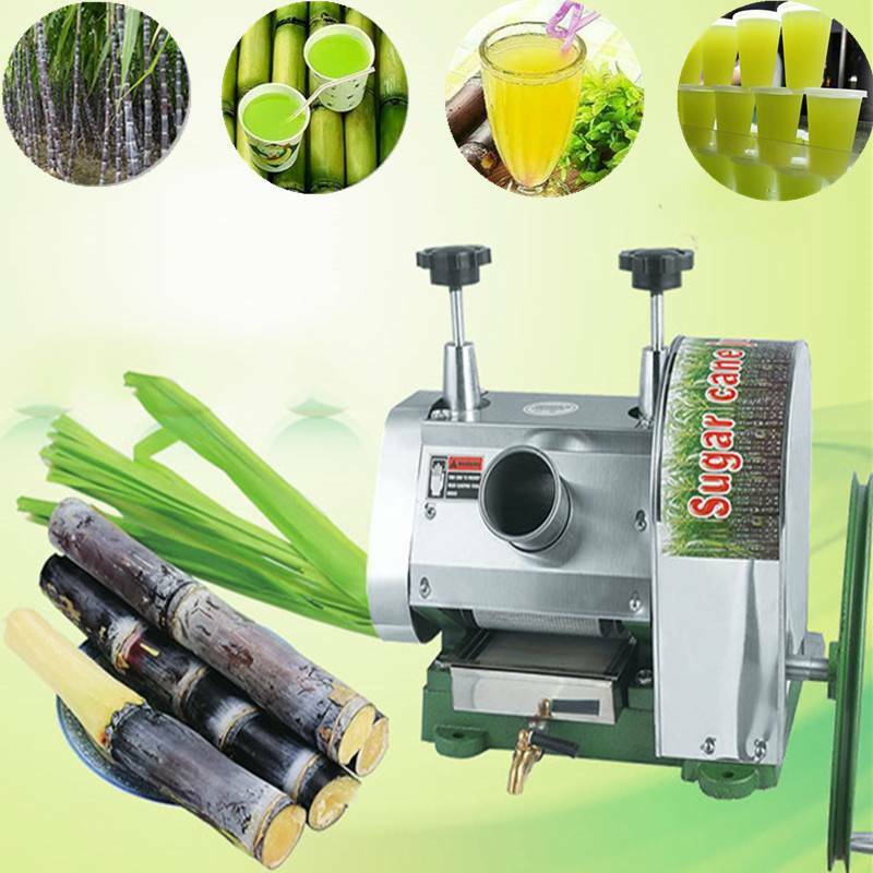 Commercial Manual Sugar Cane Press Juicer Juice Machine Extractor Mill 50kg/h