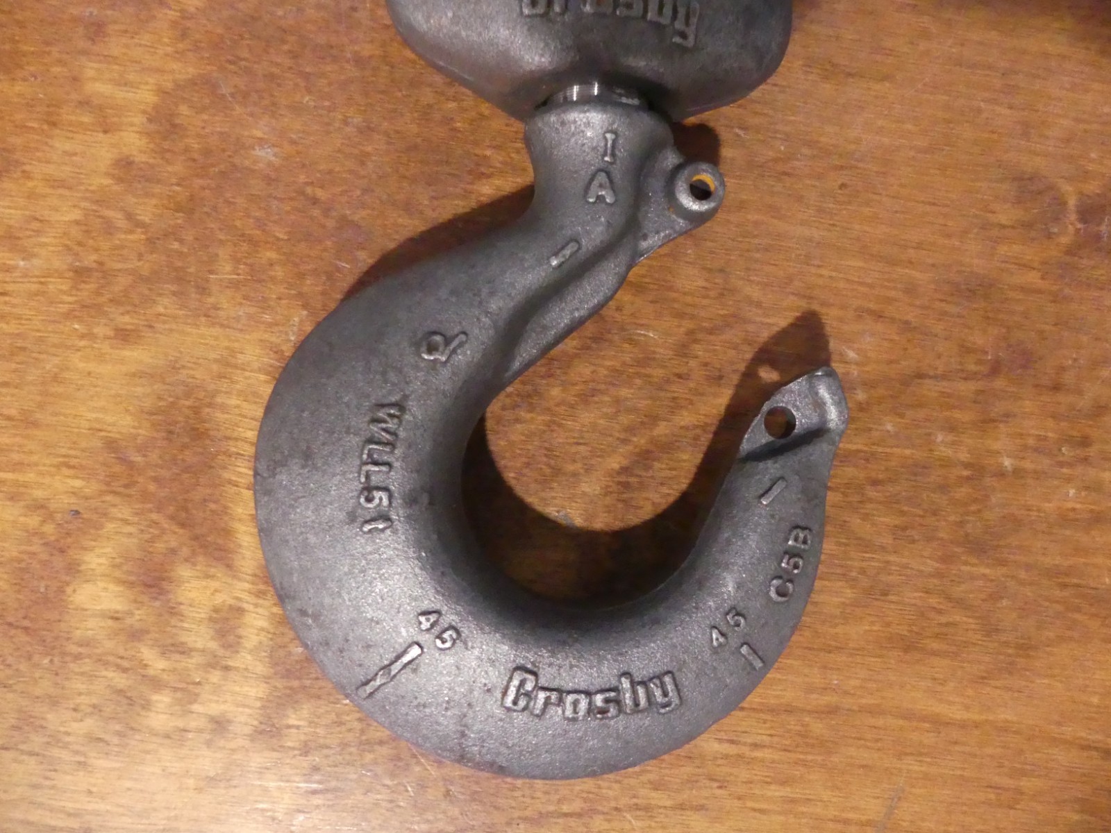 Crosby WLL5t 5 Ton Alloy Swivel Hook