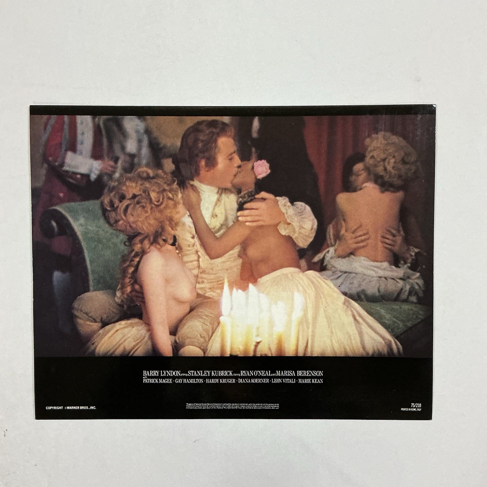 1975 Barry Lyndon Original 11x14” Lobby Card Stanley Kubrick Ryan O’Neal