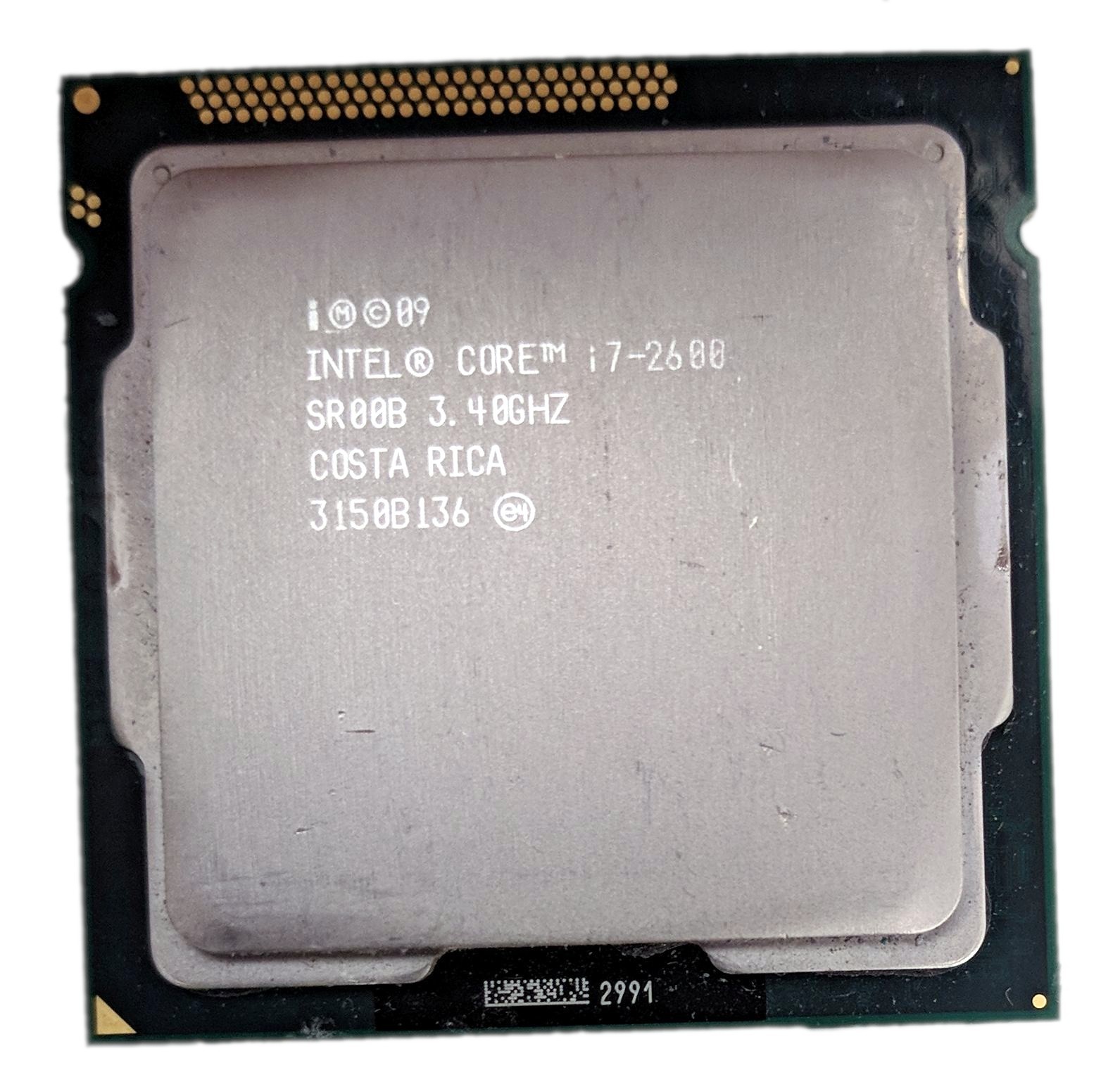 Intel Core i7-2600 3.40GHz Quad-Core 8MB LGA 1155/Socket H2 CPU Processor SR00B
