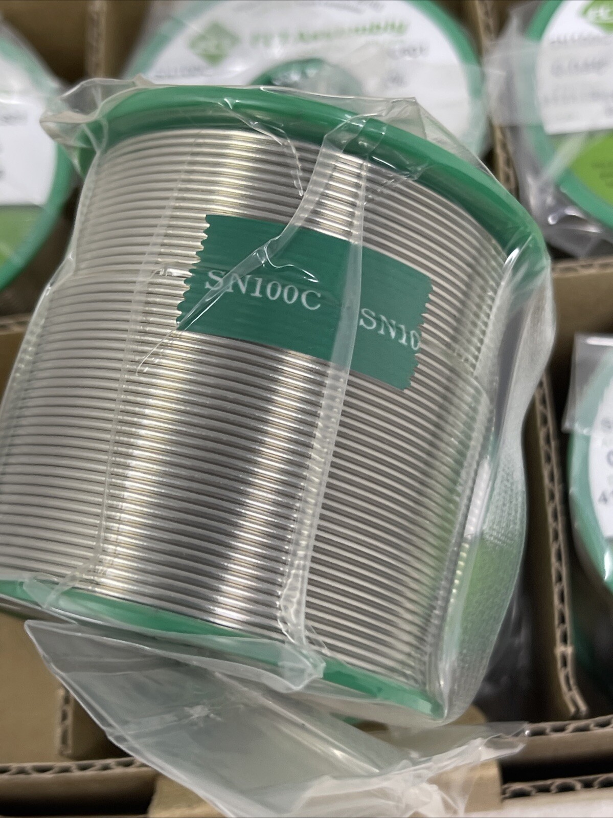 SN100C NC601 Lead Free Solder Wire, .048", 3% Flux, FCT, 10 Lbs (1 Lb Spools)