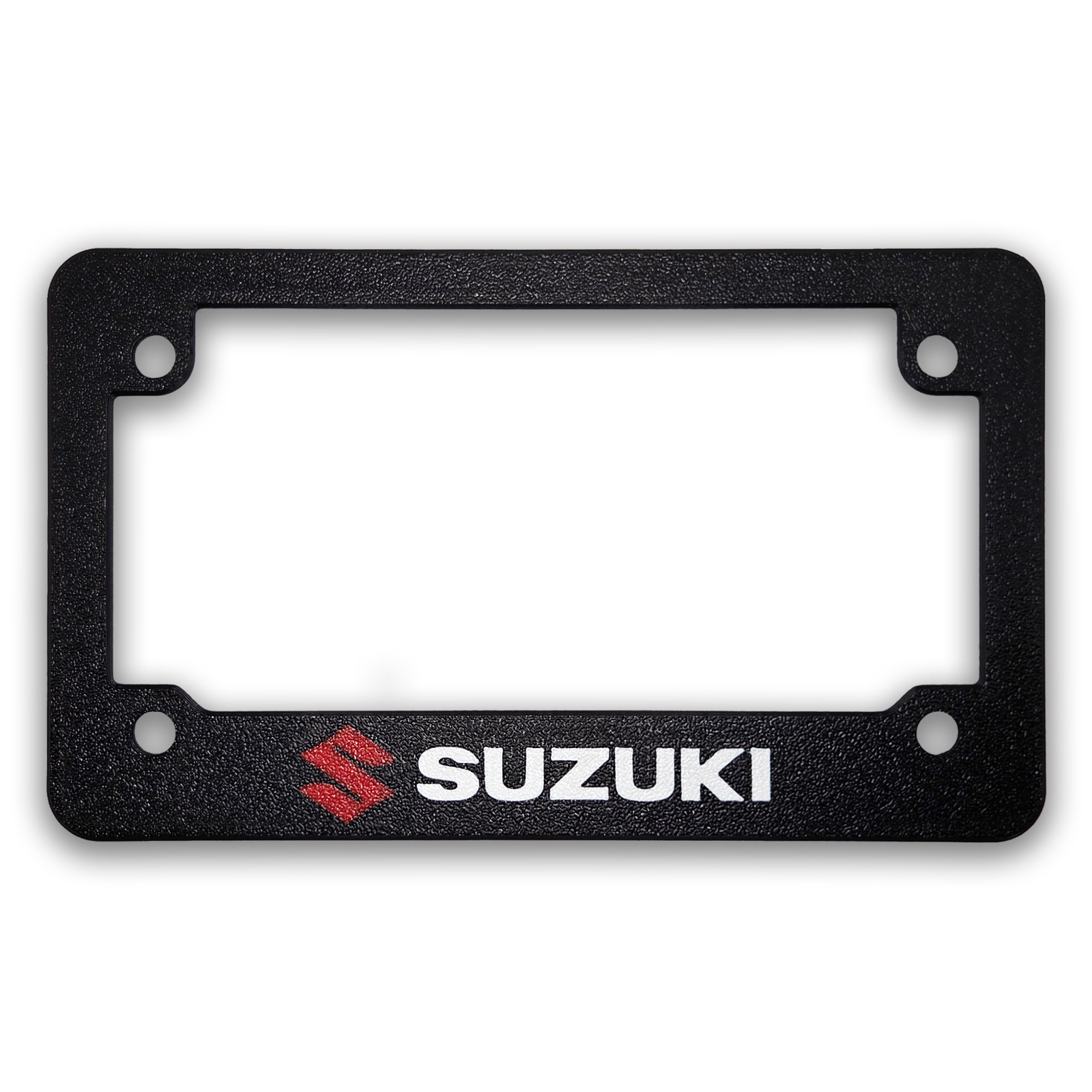 For Suzuki Motorcycles Textured License Plate Frame (ALL MODELS & YEARS)