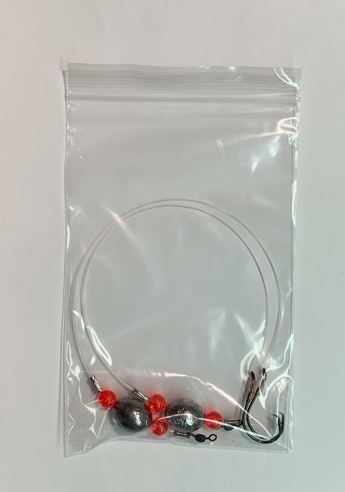 2 Pcs. Bottom Fishing Red Drum Carolina Rigs 1/2oz 2/0 Circle Hook Catfish Rig