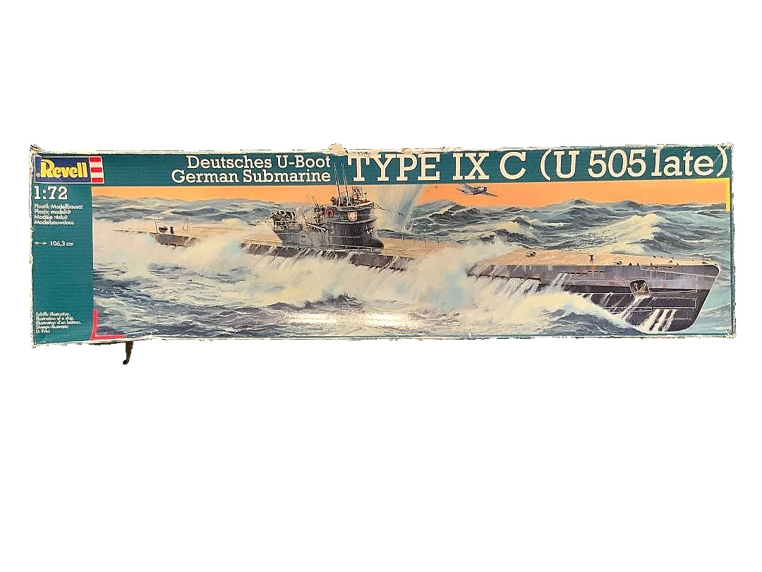 Revell Type IX C (U-505 late) German submarine (05114)