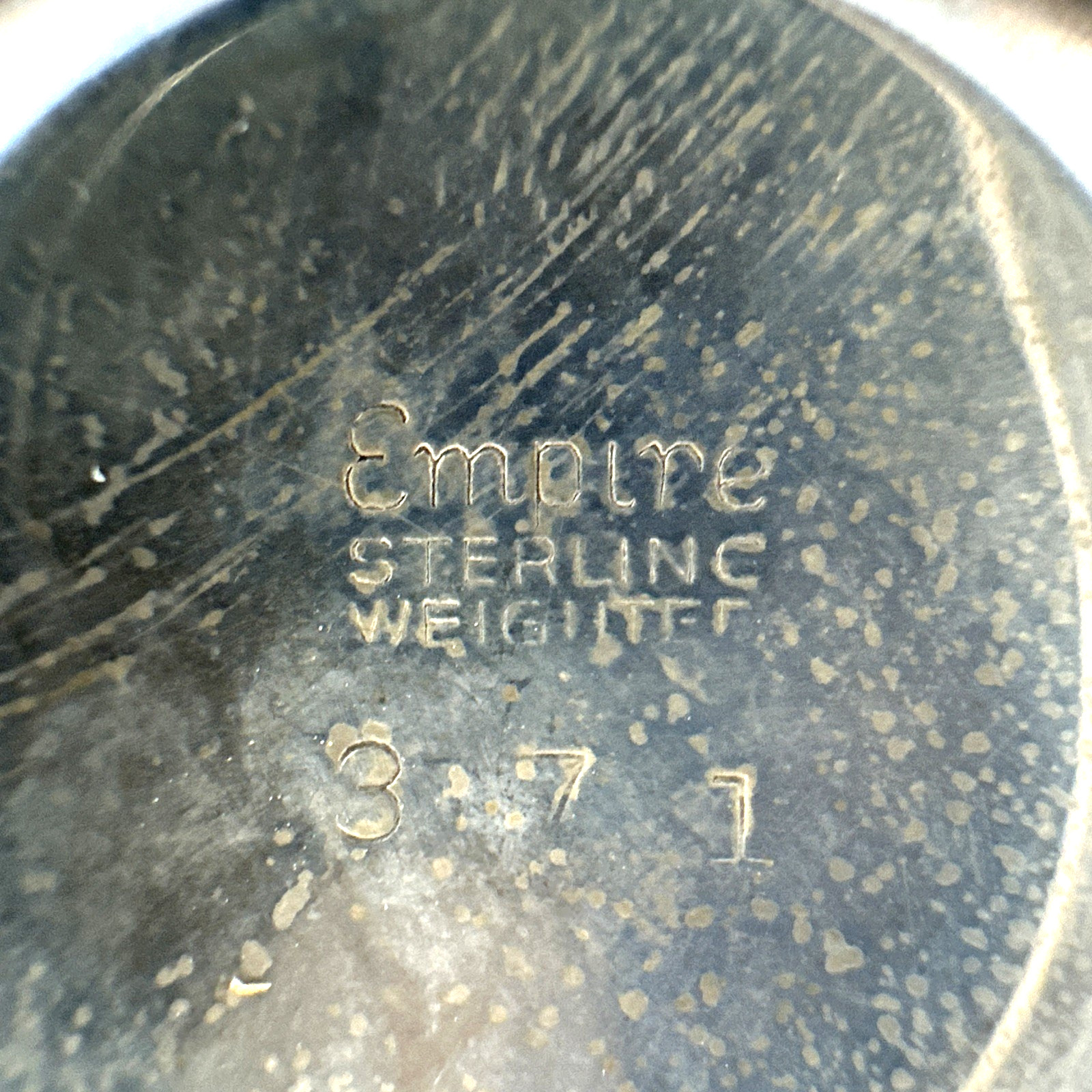 Scrap Sterling Silver Weighted Empire Candle Sticks TWt 496g, Damaged, Free Ship