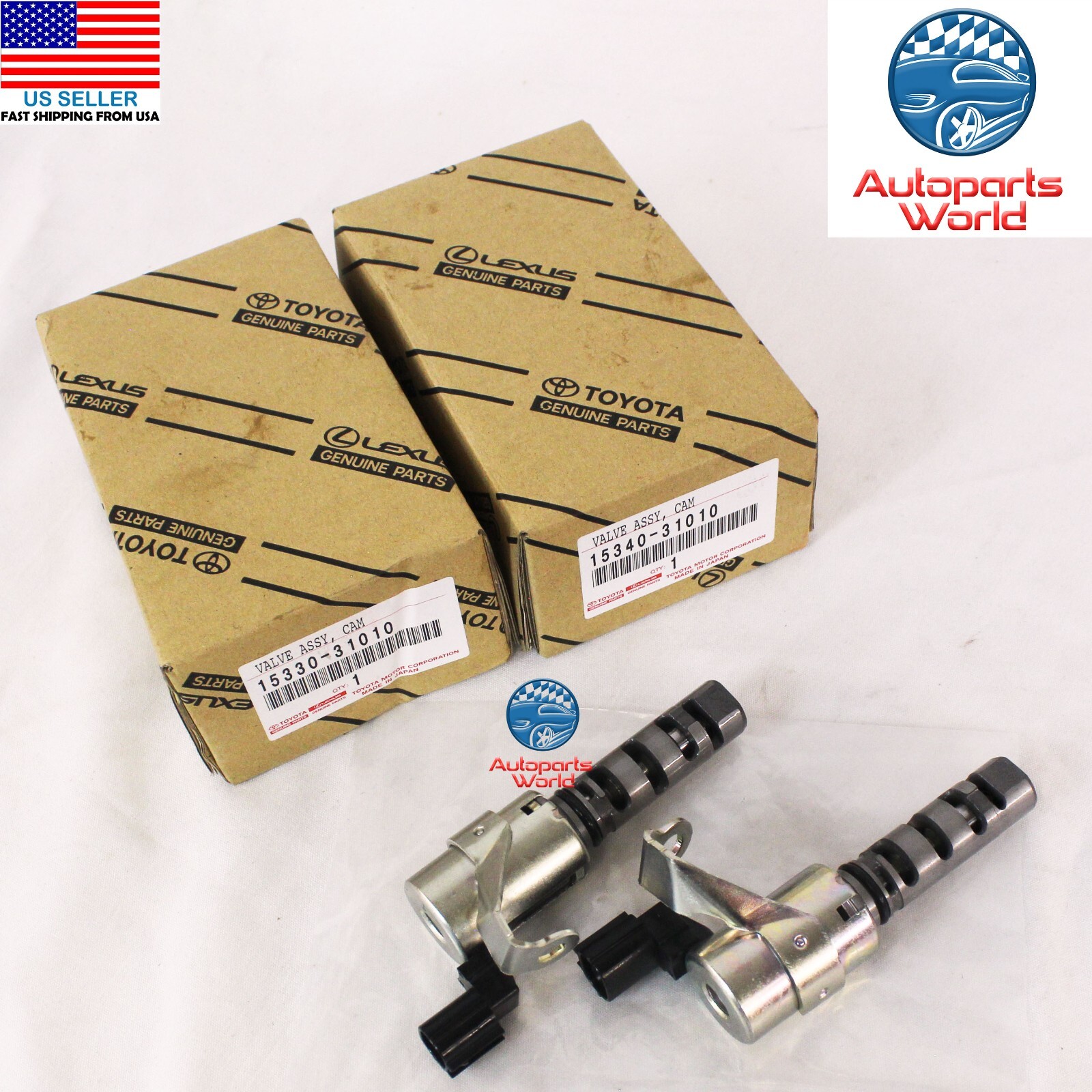 GENUINE TOYOTA 4RUNNER TUNDRA TACOMA FJ 4.0L VARIABLE VALVE TIMING SOLENOID SET