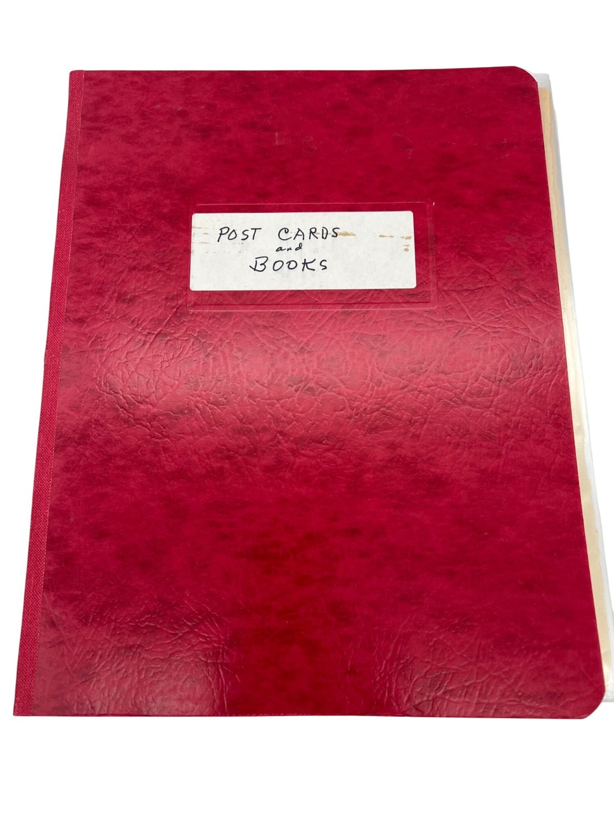 Vintage Postcard & Book Collector Reference Binder Ephemera Magazines Newsletter