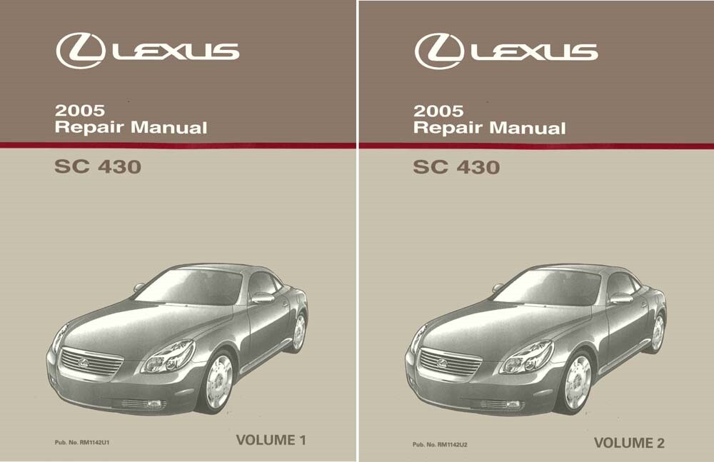2005 Lexus SC 430 Shop Service Repair Manual