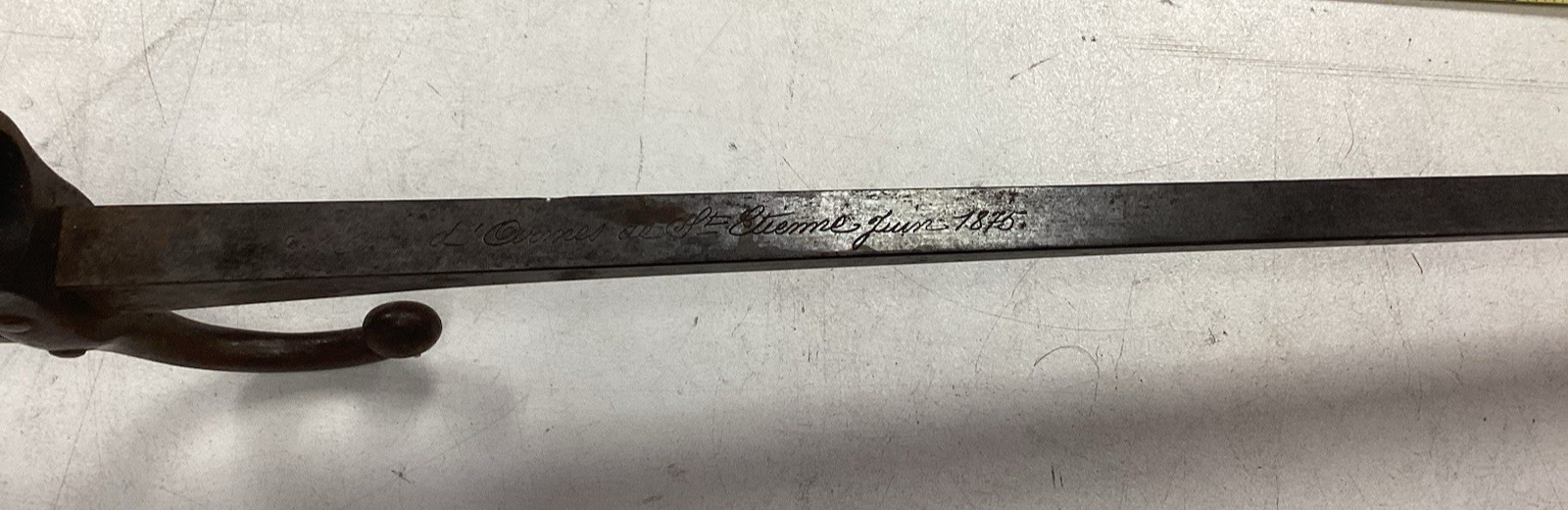 VINTAGE ARMES DE ST ETIENNE GRAS BAYONET 1875