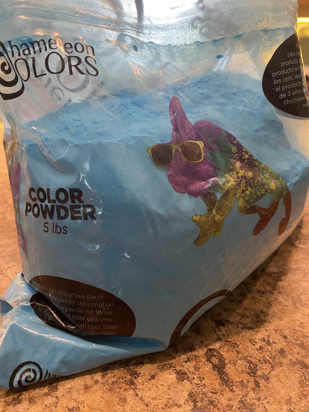 Color Blaze Gender Reveal 5 Lbs Blue Powder.