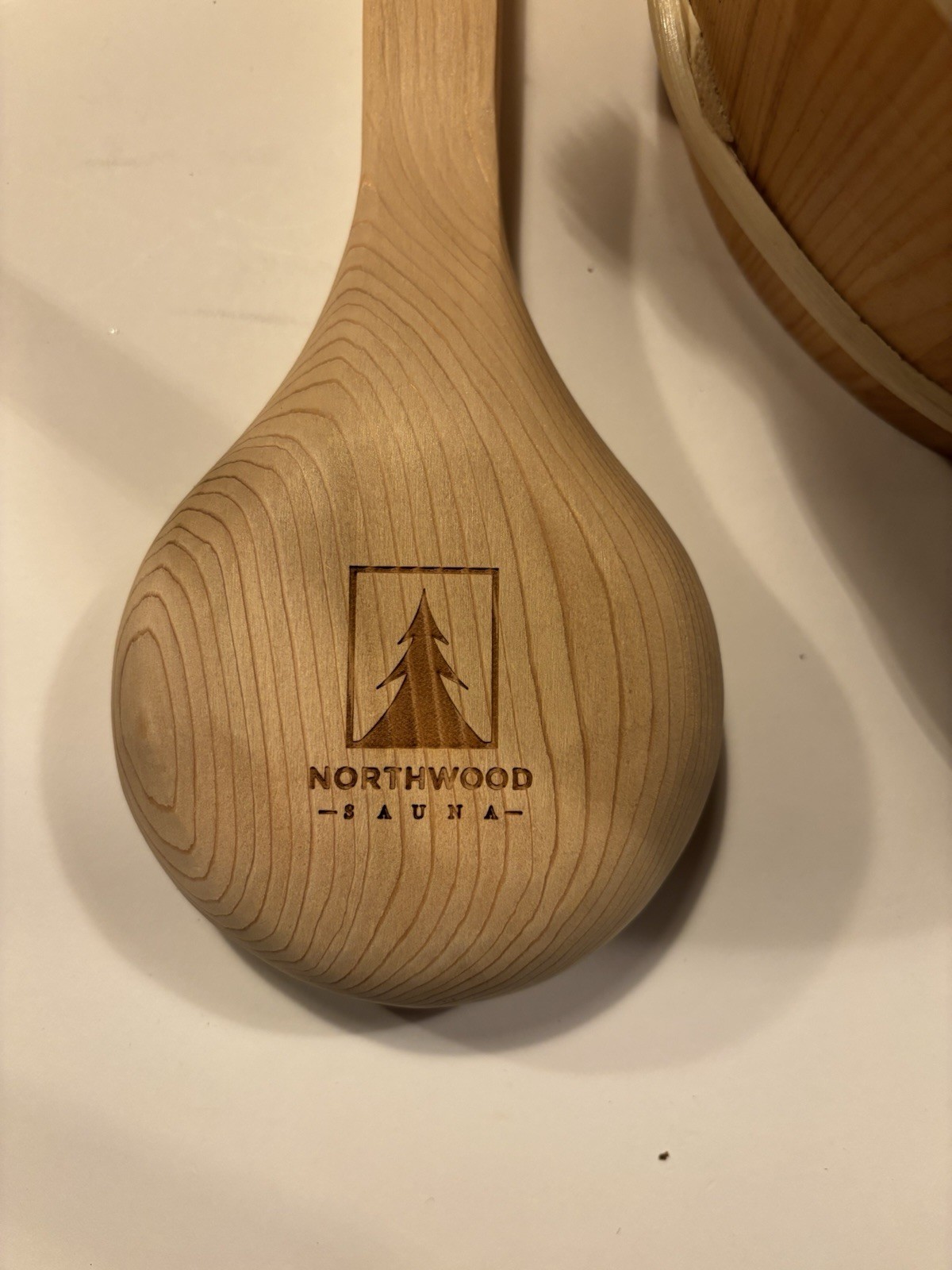 Northwood Sauna Cedar Bucket And Dipper READ