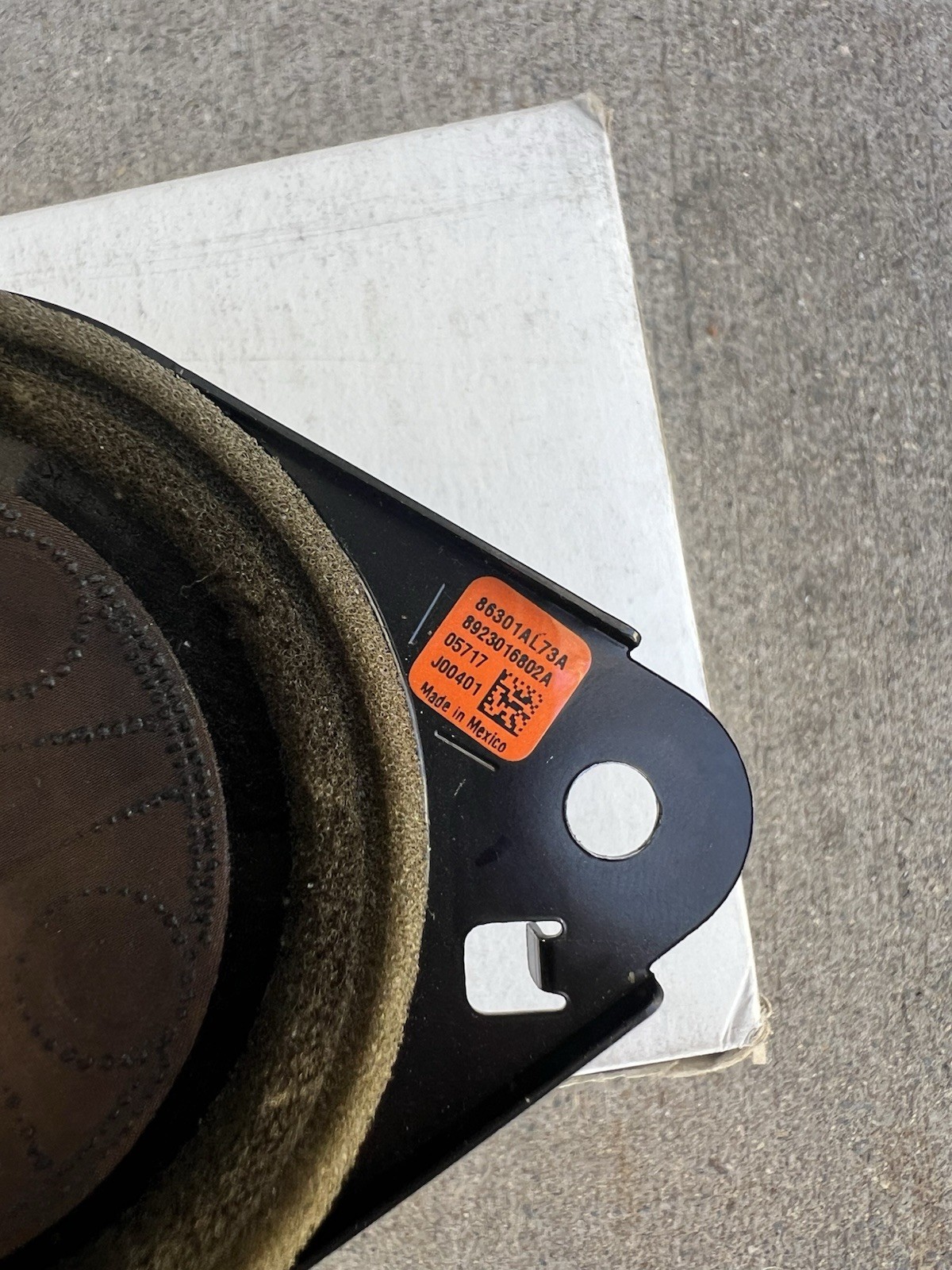 86301AL73A Panel Speaker Subaru Legacy Outback 2015-2021/impreza 2017-2023/LH+RH