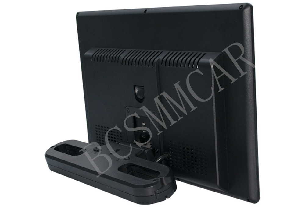 Pair Car Rear Seat TV Player 4K Video Touch Screen Music Headrest Monitor 2G+32G