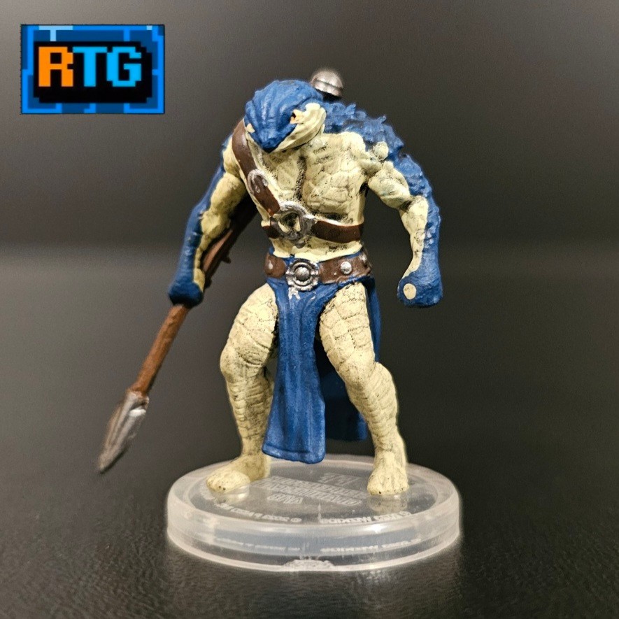 Pathfinder Miniature - Serpentfolk Granitescale #4 - Warrior - D&D Compatible