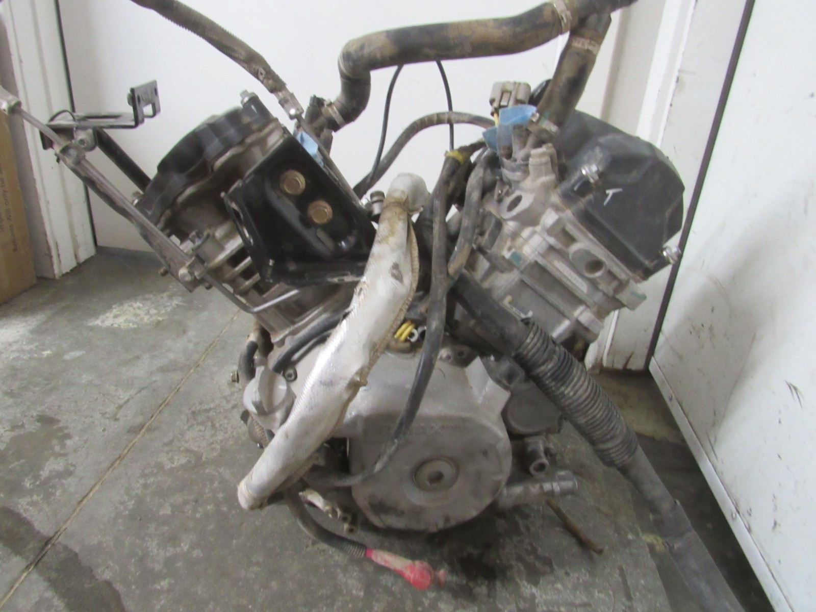 16 CAN-AM MAVERICK MAX 1000R TURBO ENGINE MOTOR CASES CRANK HEAD CAMS OEM #1008