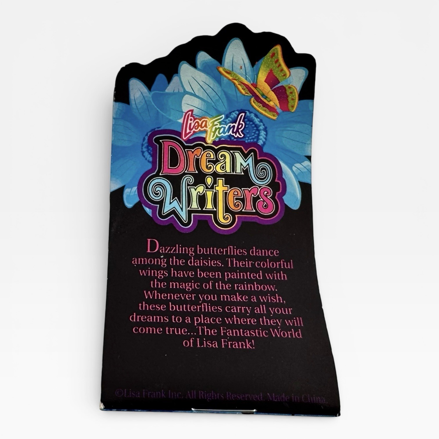 LISA FRANK DREAM WRITERS Vintage LOT Dried Up GEL PENS Stickers Notepad Holder