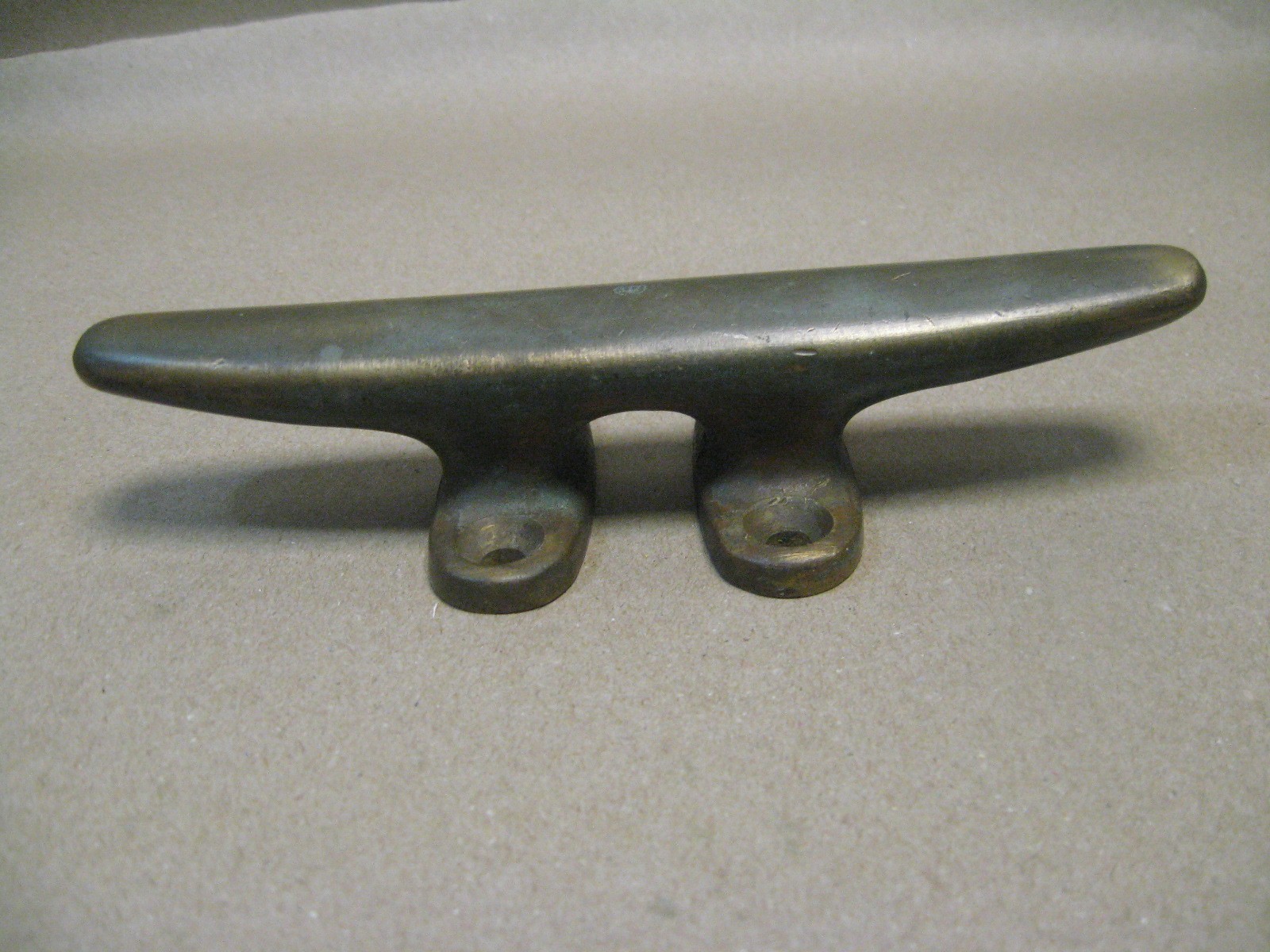 Antique Vtg 7" Solid Bronze Merriman Boat Sailboat Marine Mooring Cleat