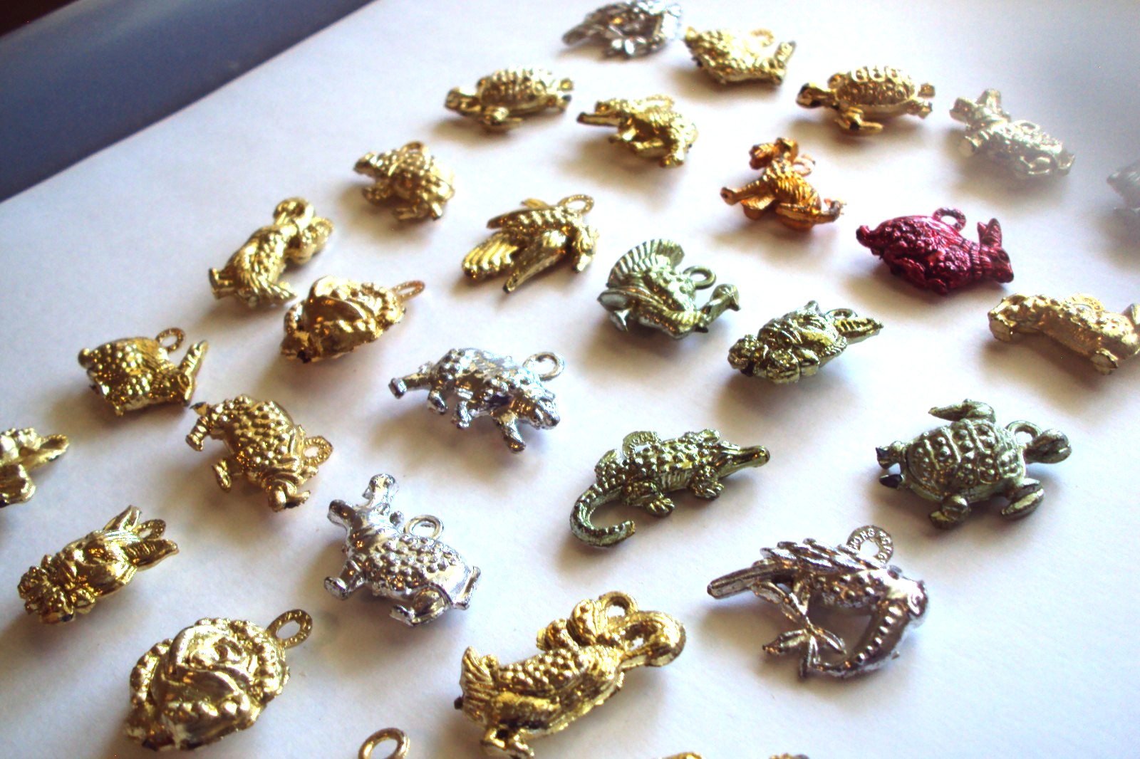 Vtg Gumball Charm Cracker Jack 60's HK LOT EPPY Charms Vending machine prize