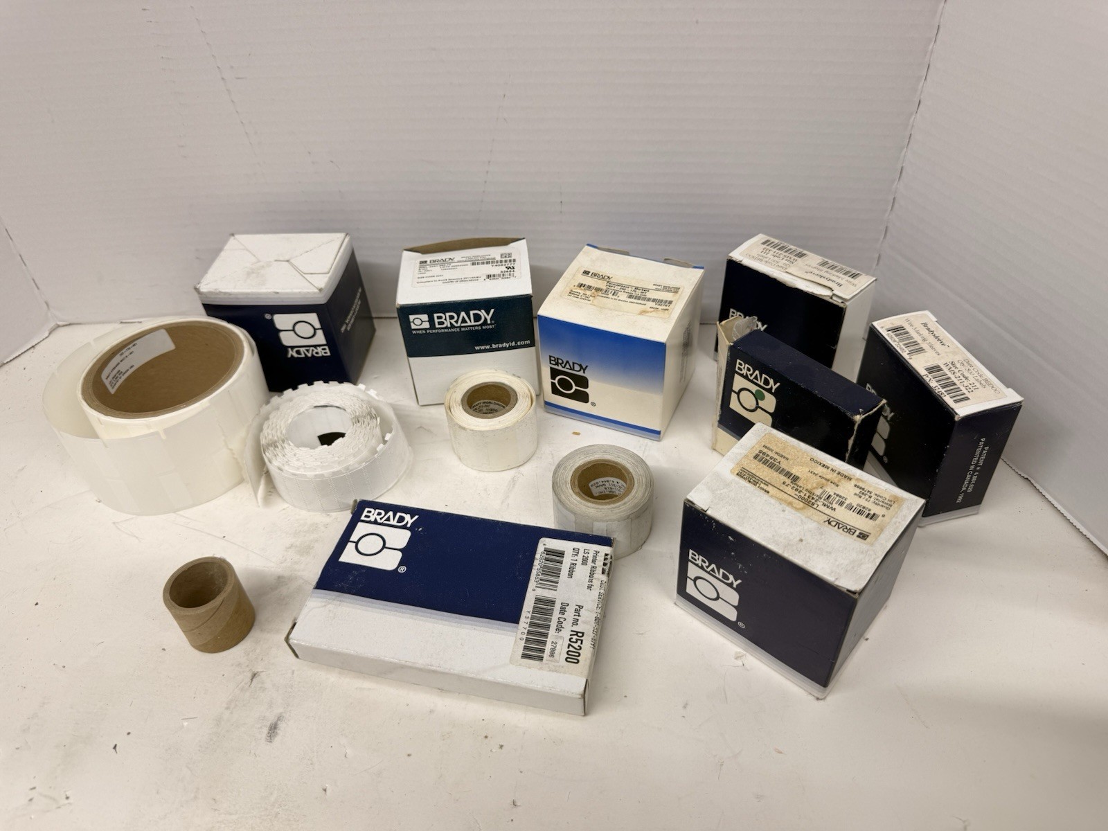 LOT OF BRADY WIRE MARKERS CLIP-SLEEVES, LABELS AND MORE BIG LOT--NEW