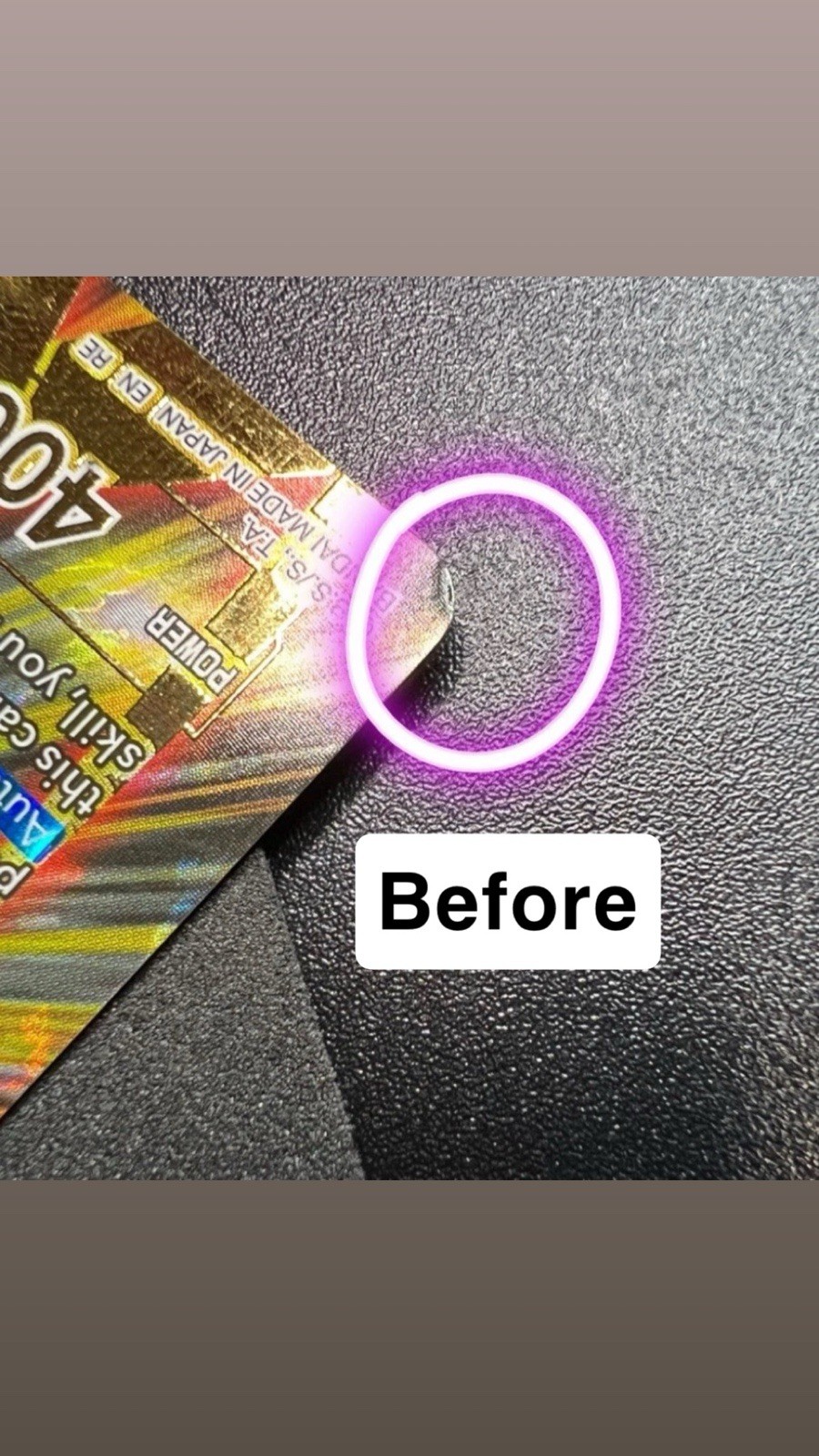 Pokemon Card Cleaning Kit Spray Polish Grading Restoration Tool Card Care Panini