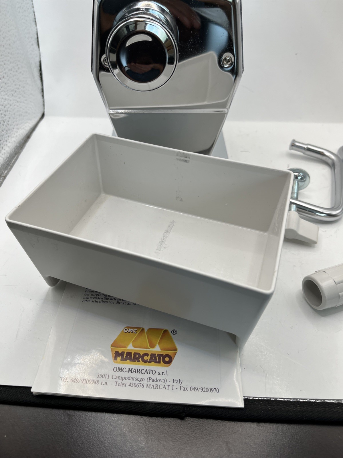 Vintage Marcato Marga Mulino Steel Mill Grain Crusher Grinder Machine Italy EUC