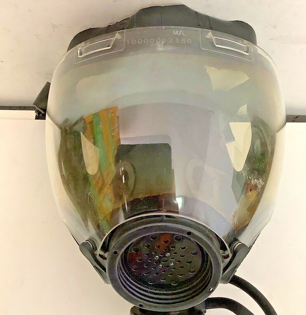 MSA Millennium Full Face Gas Mask CBRN Riot Control Size Medium w/ Backpack