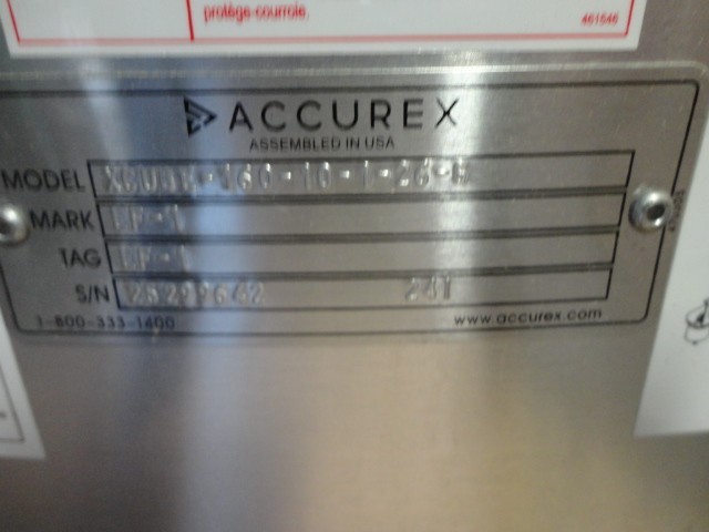 Upblast Exhaust Fan Belt Drive Motor 115v ACCUREX XCUBE-160-10-1-26-6