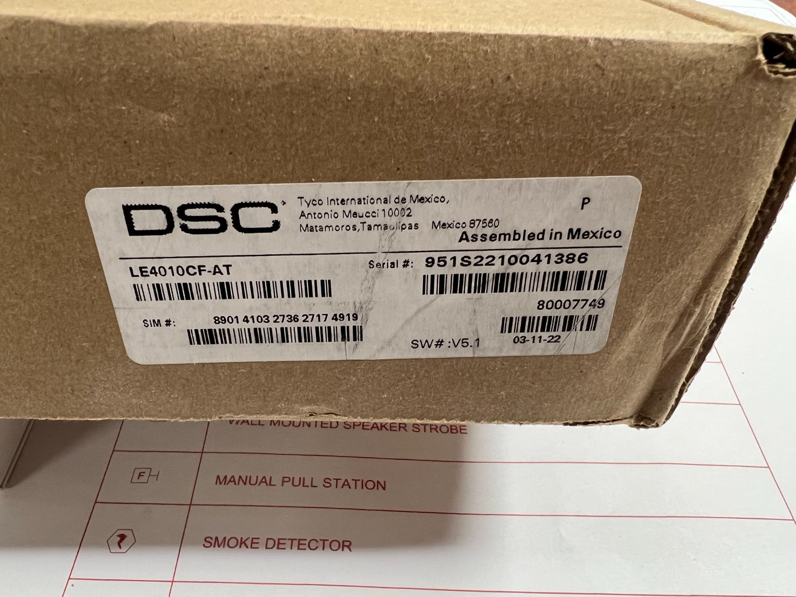 DSC LE4010CF-AT LTE WIRELESS ALARM COMMUNICATOR