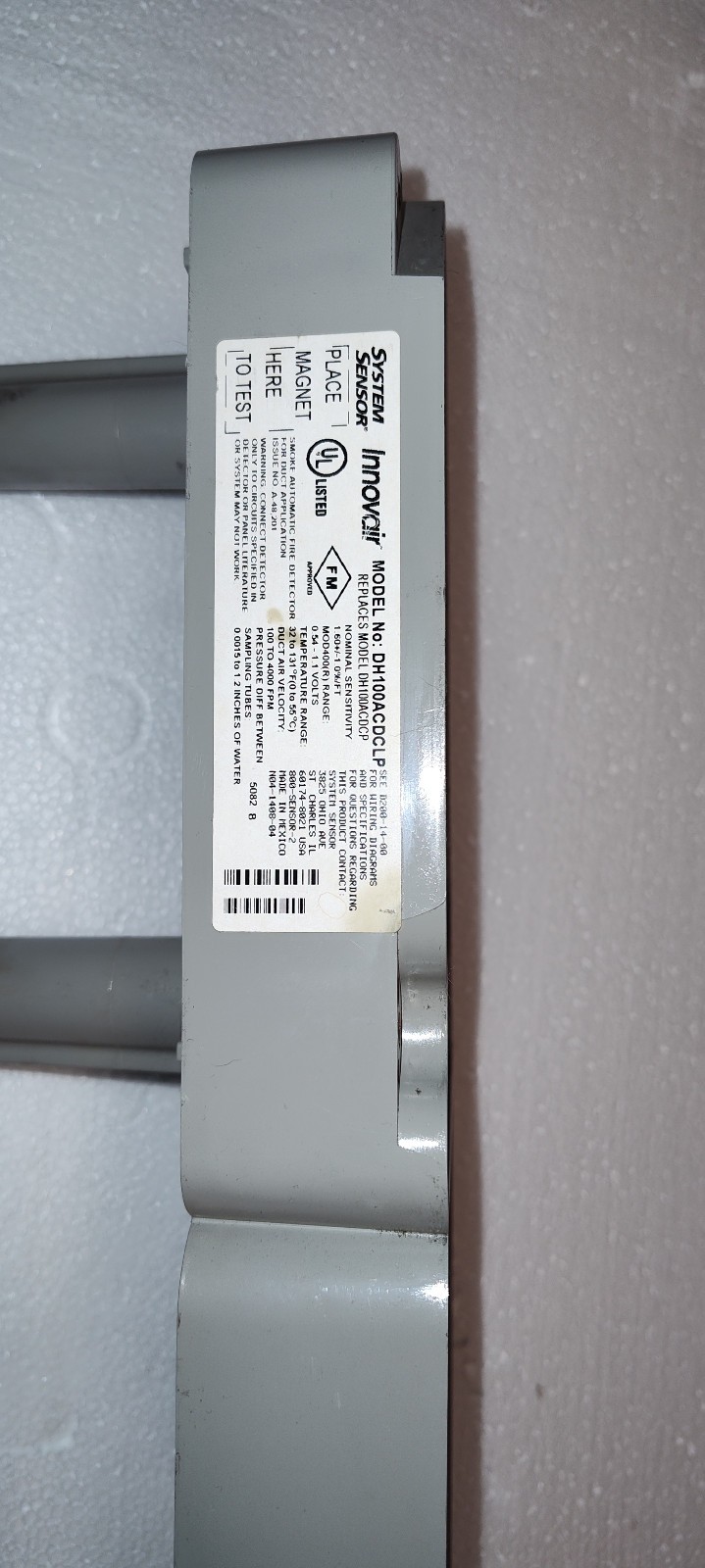 System Sensor DH100ACDCLP Smoke Duct Detector