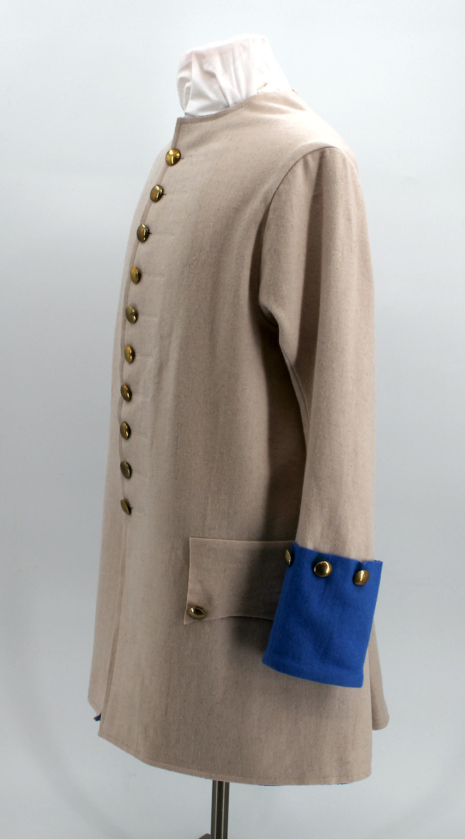 French Justaucorps Coat - French & Indian War - Size 46