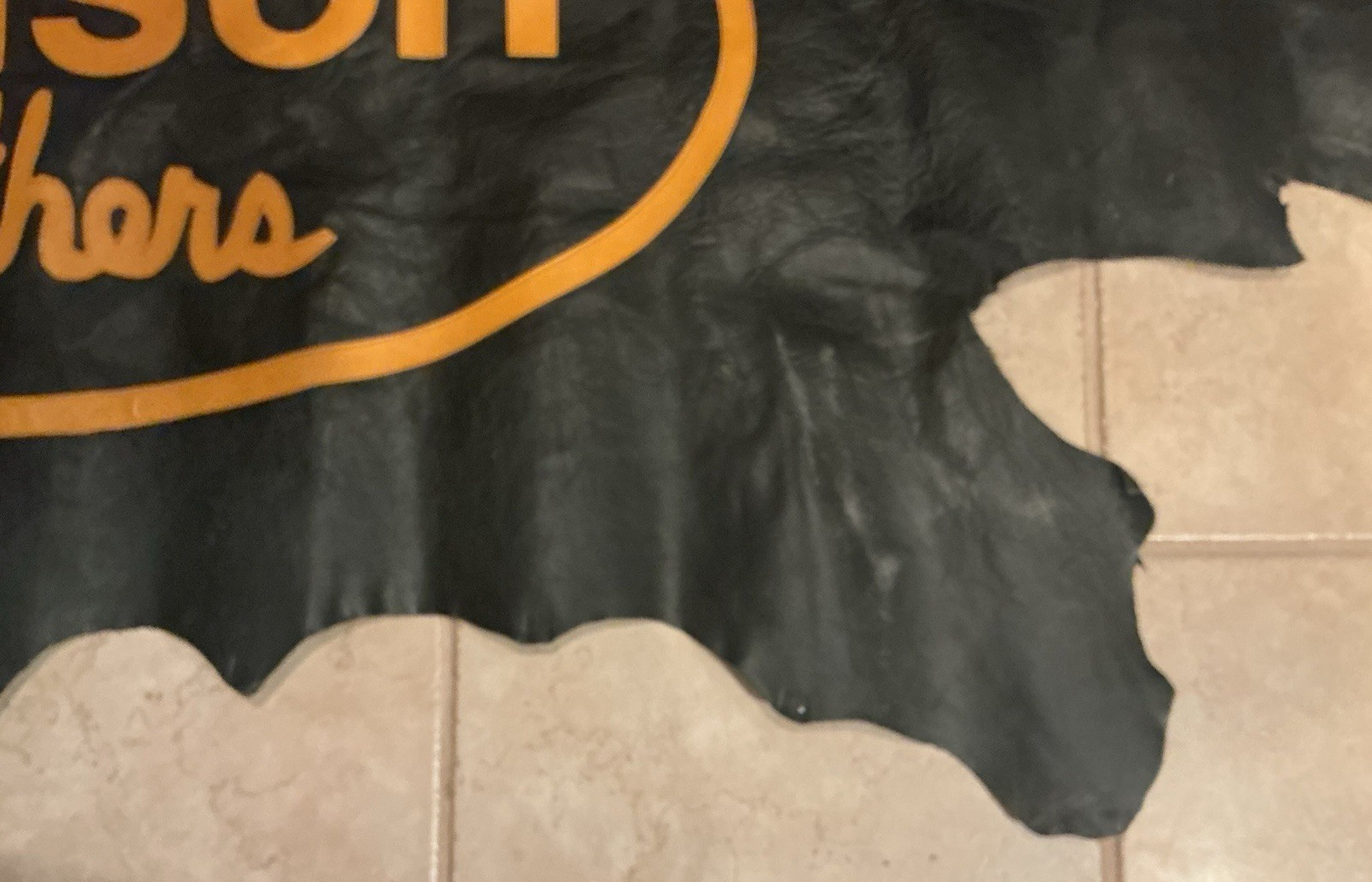 RARE Original Vanson Leathers leather motorcycle dealership banner sign 8ft x 3+