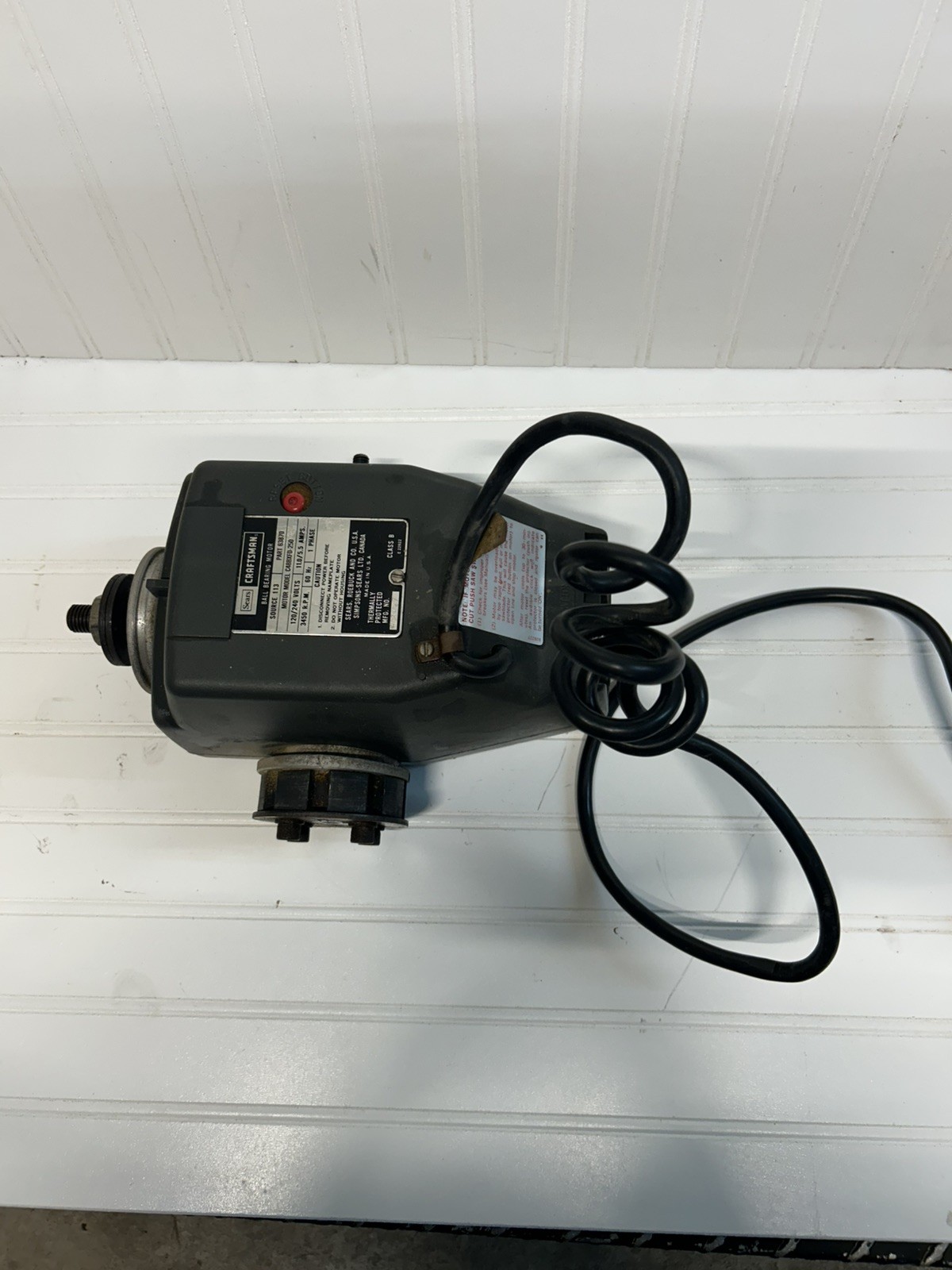 Motor 63870 Model C48BXFD-250 From Craftsman Radial Arm Saw 113.199250 Etc