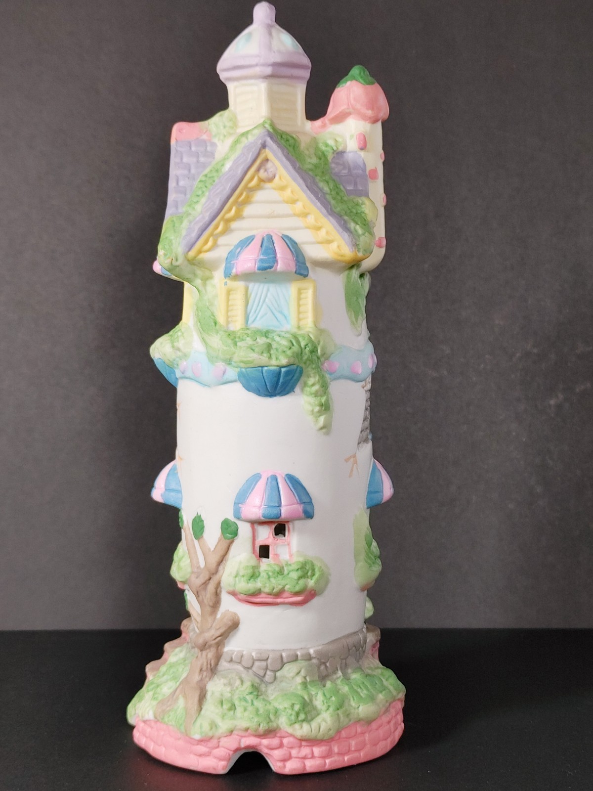 Cottontale Cottages Vintage 1995 Porcelain House Ceramic Train Station Tower