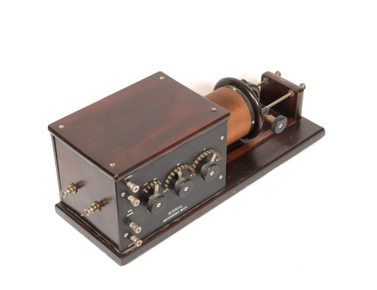 1919 Signal Navy Type Loose Coupler Radio Tuner From Legendary Muchow Museum