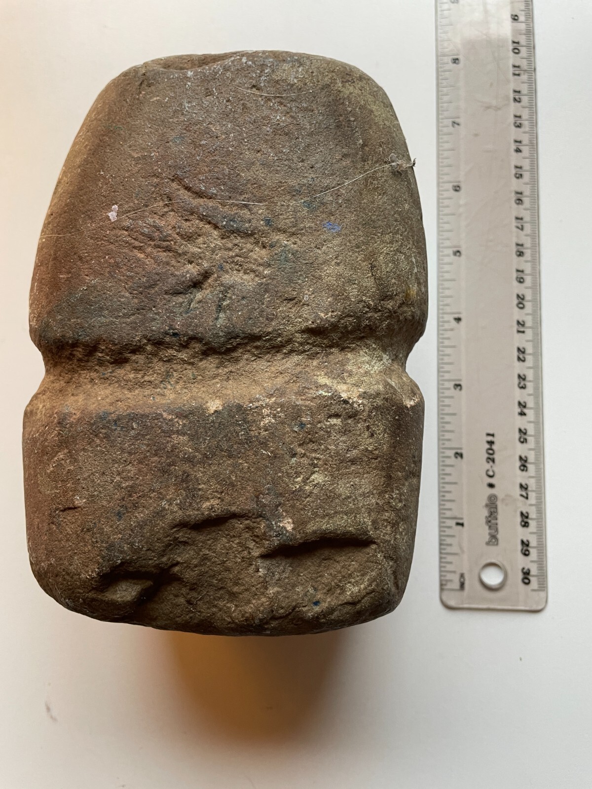 native american indian grinding stone genuine granite pestle