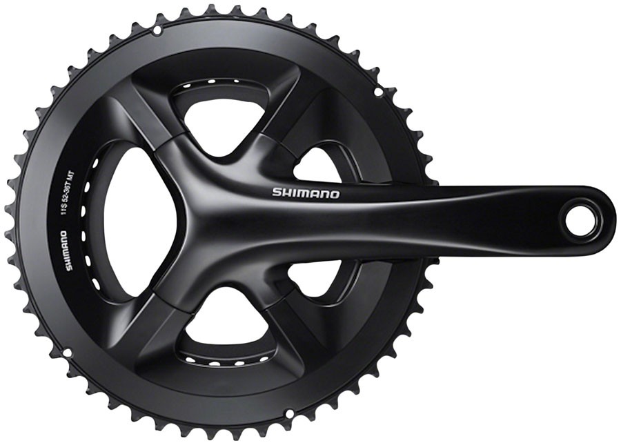 Shimano 105 FC-RS510 Crankset - 165mm, 11-Speed, 50/34t, 110 Asymmetric BCD, Hol