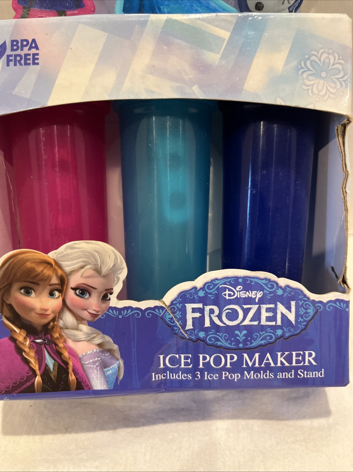 Disney Frozen Ice Pop Maker 3 Ice Pop Molds And Stand