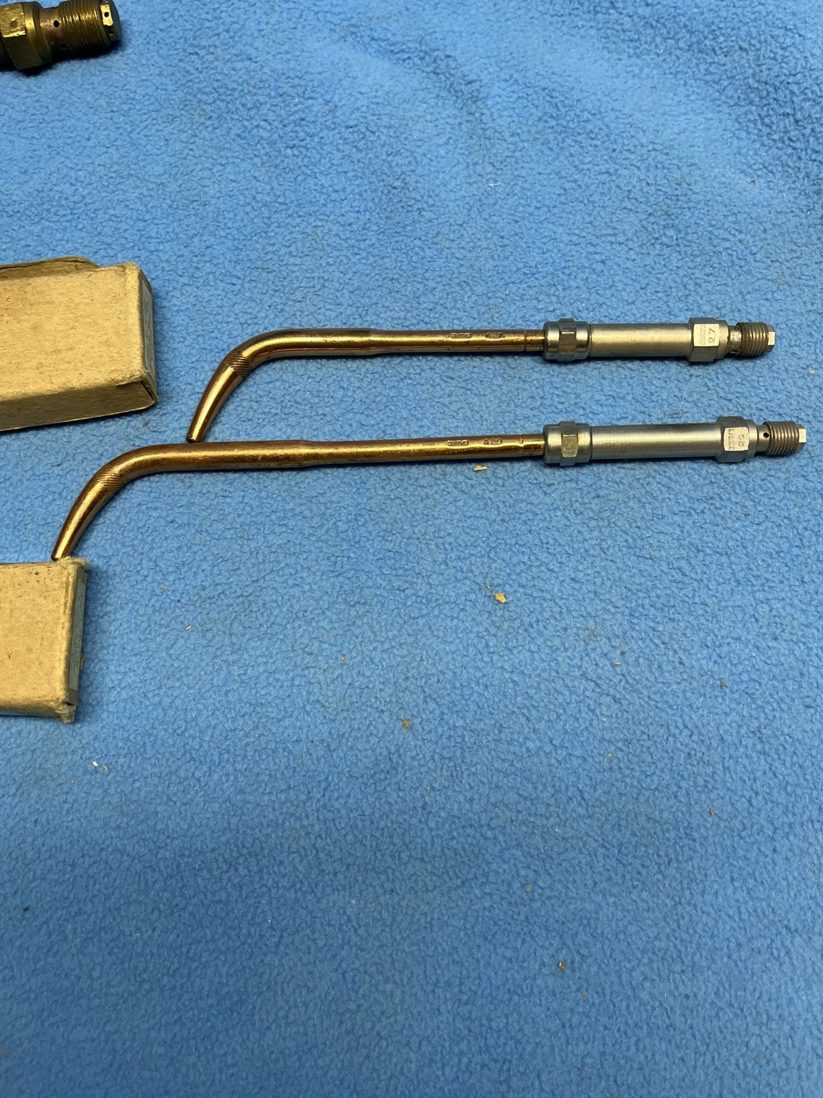 Lot of Smiths Welding Acetylene Torch Brazing Torch Tips Handle 22/A25/27 +