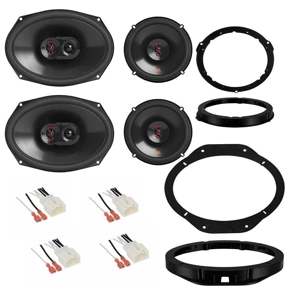 JBL Stage3 Front & Rear Door Car Speakers w/install kit for 2015-2020 Ford F-150