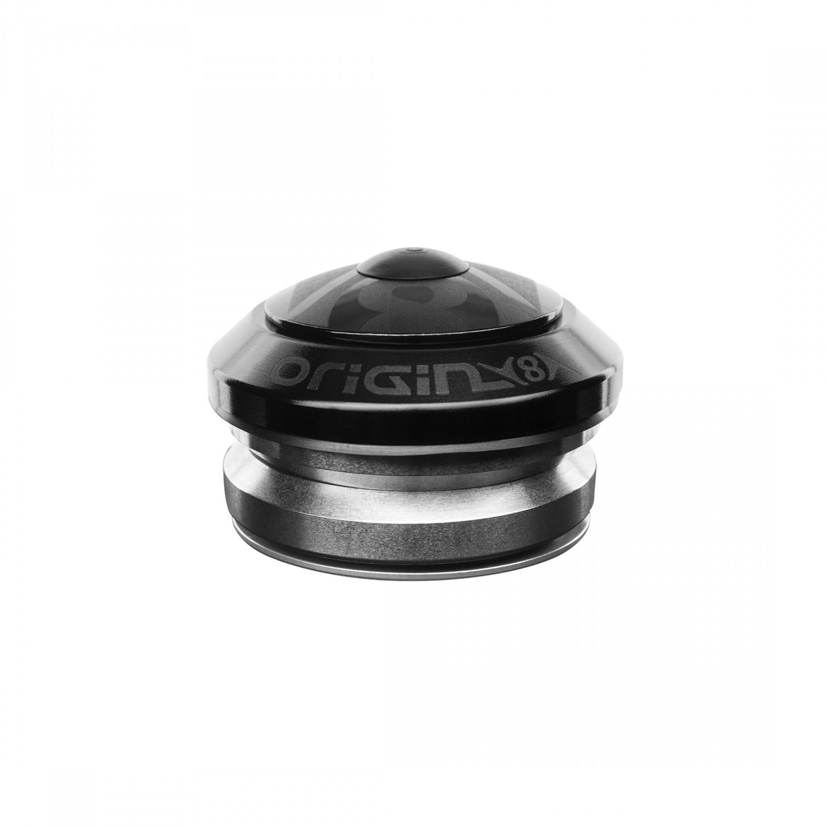 Origin8 Twistr Integrated 1-1/8" Black IS41/28.6/30 Headset with Sealed Bearings