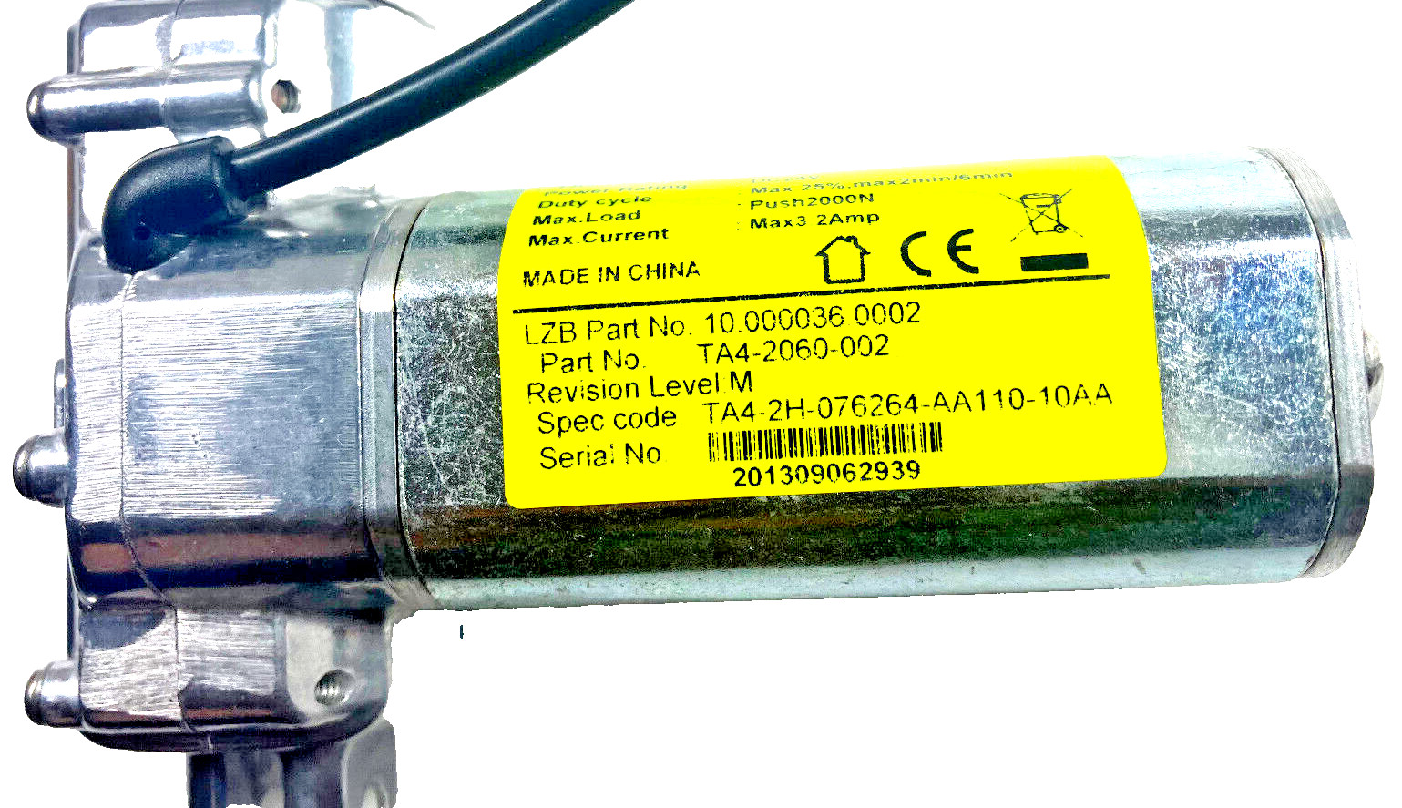 La-z-Boy OEM 10.000036.0002 aka TA4-2060-002 or 10.000075.0002 Heavy Duty Motor