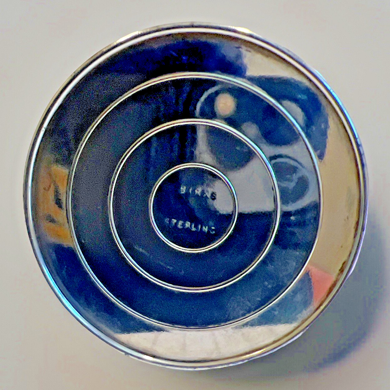 Vintage Sterling Silver Birks Engagement Ring Box With BIRKS Logo