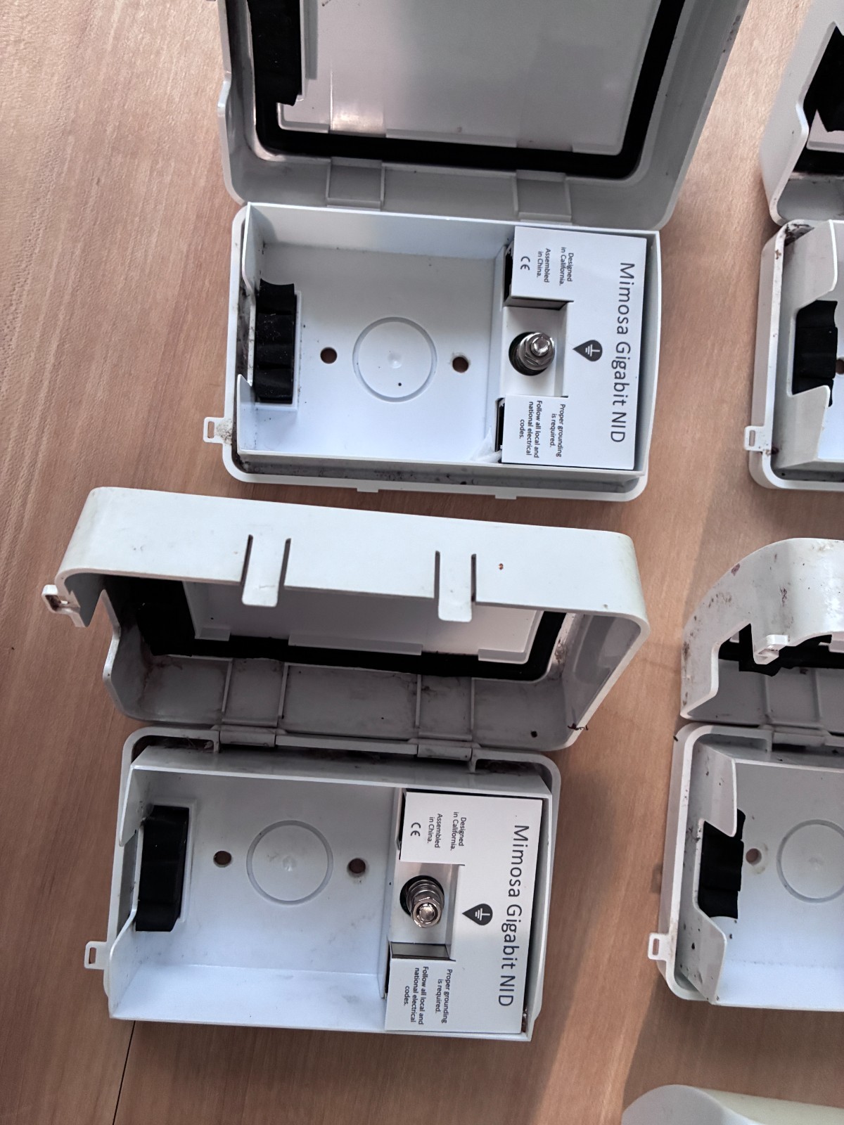 Lot of 12: Mimosa NID Gigabit Network Interface Device ESD Surge Protection used