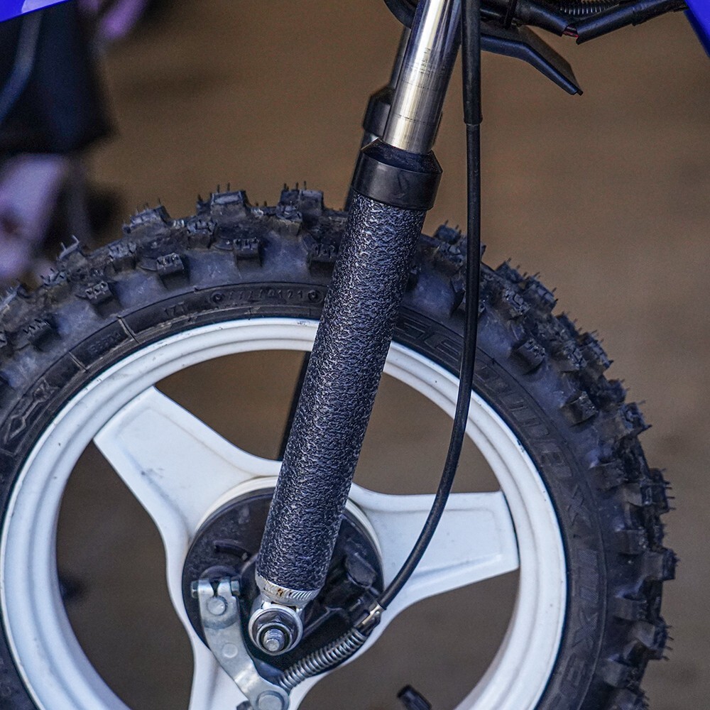 Black Lower Fork Guards 1981-2016 Yamaha PW50 Shock Tube Protectors PW 50