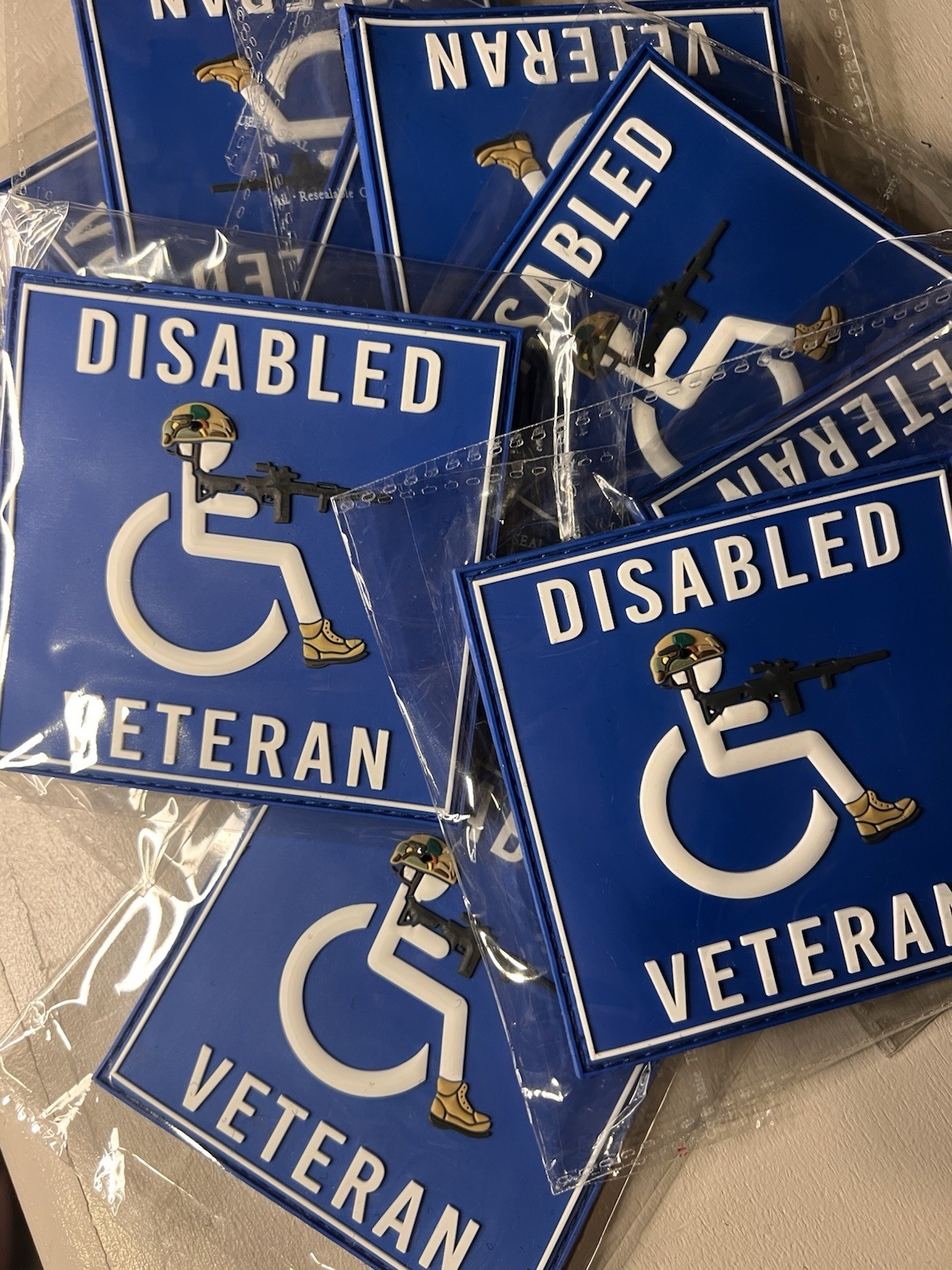 Disabled Veteran Morale Patch Military Tactical Hook & Loop Veteran Patch Humor